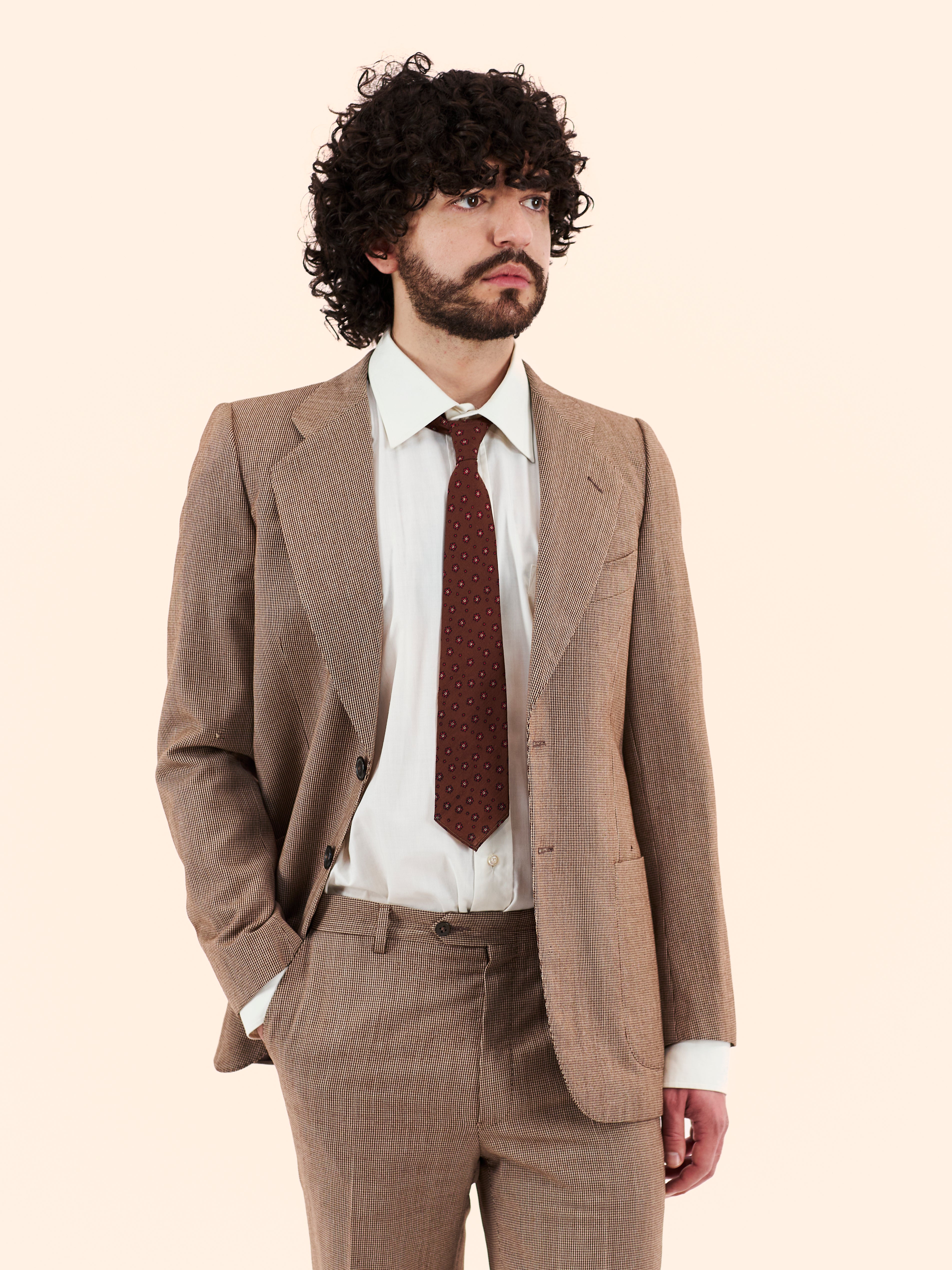 1973 KENTISH EXCLUSIVE HOUNDSTOOTH SUIT
