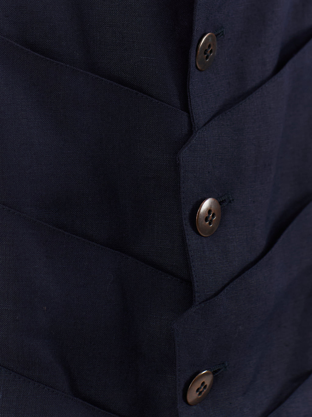 MONTANA NAVY PLEATED WAISTCOAT