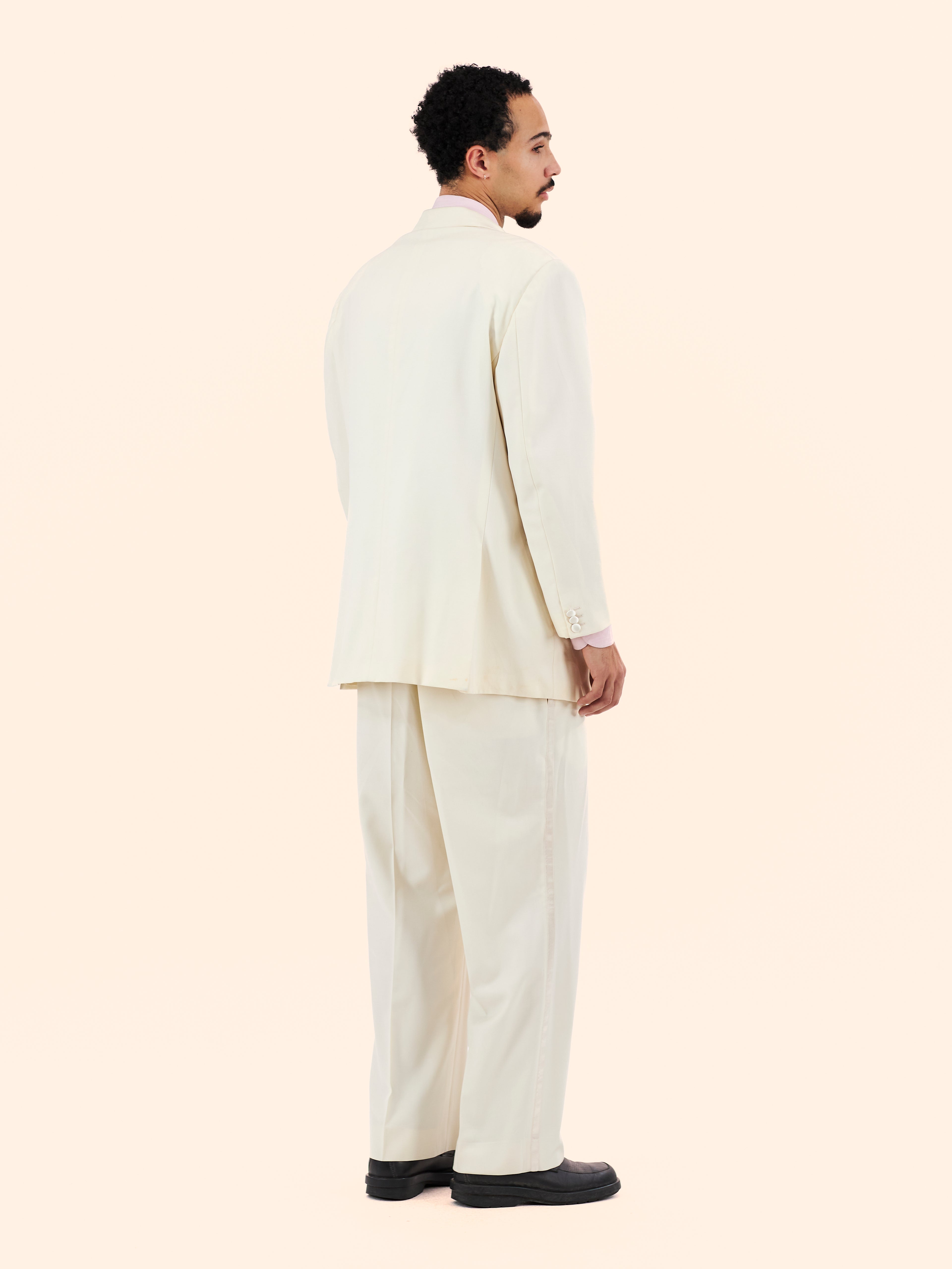 1970'S BELVEST FOR RICHARD GELDING WHITE DINNER TUXEDO