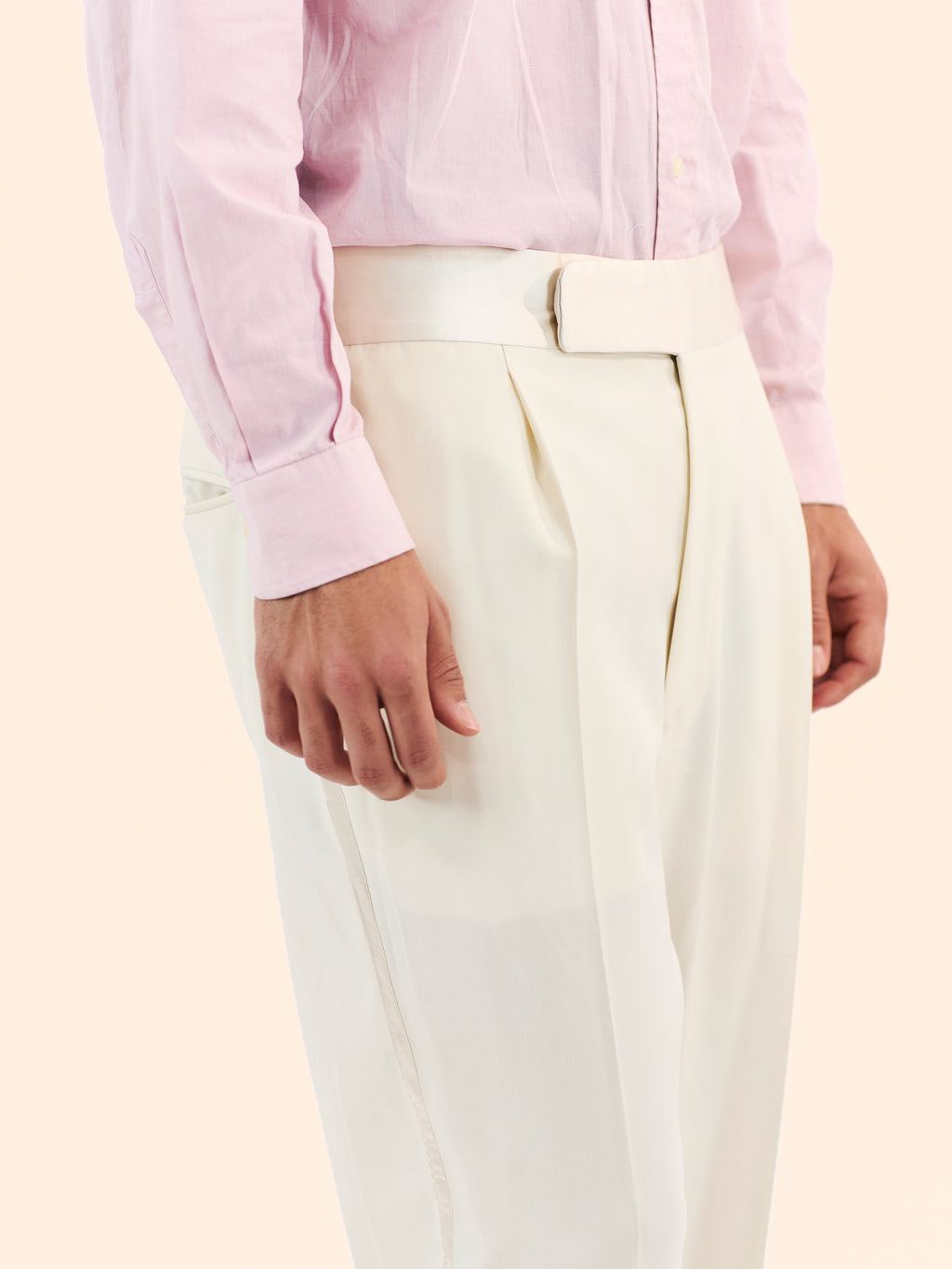 1970'S BELVEST FOR RICHARD GELDING WHITE DINNER TUXEDO