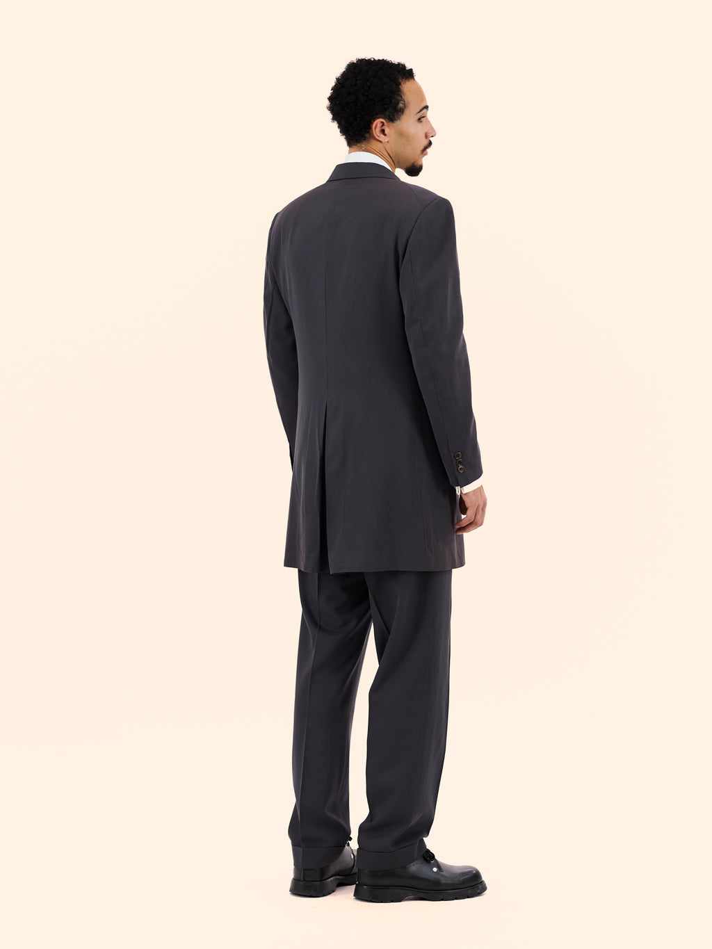 1970'S FRANCESCO SMALTO LONG JACKET 3 PIECE SUIT
