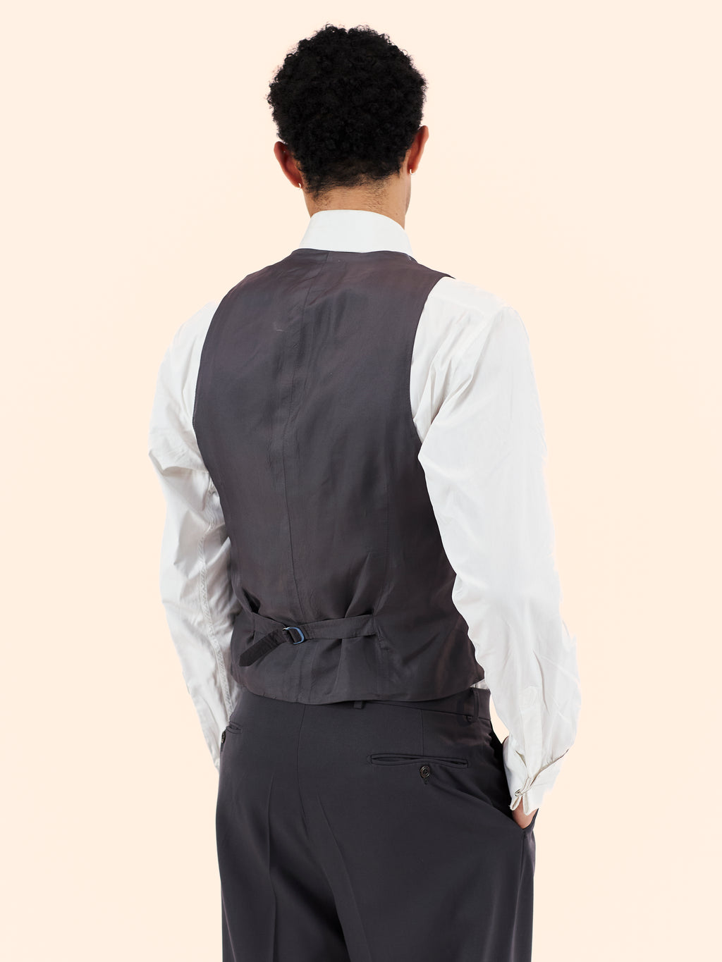 1970'S FRANCESCO SMALTO LONG JACKET 3 PIECE SUIT