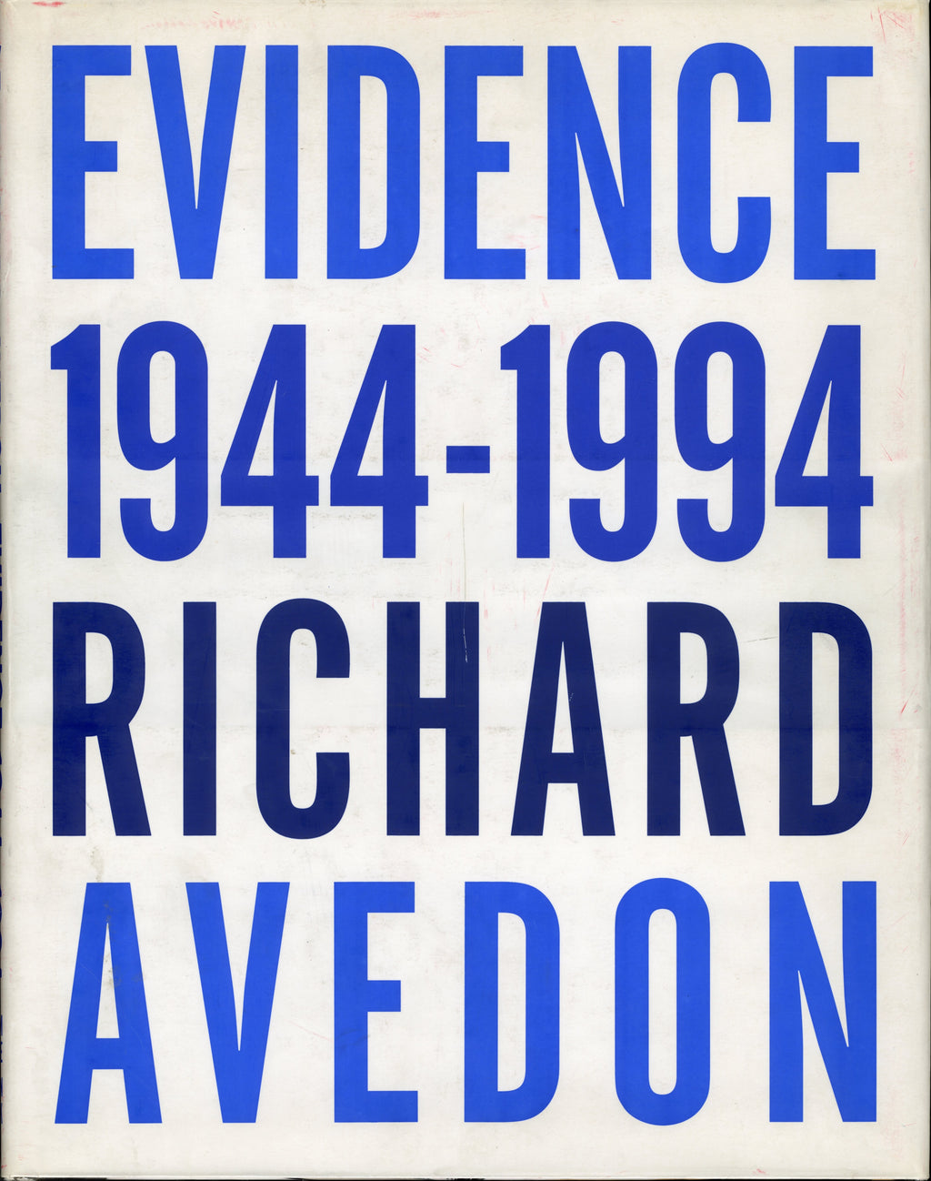 EVIDENCE BY RICHARD AVEDON