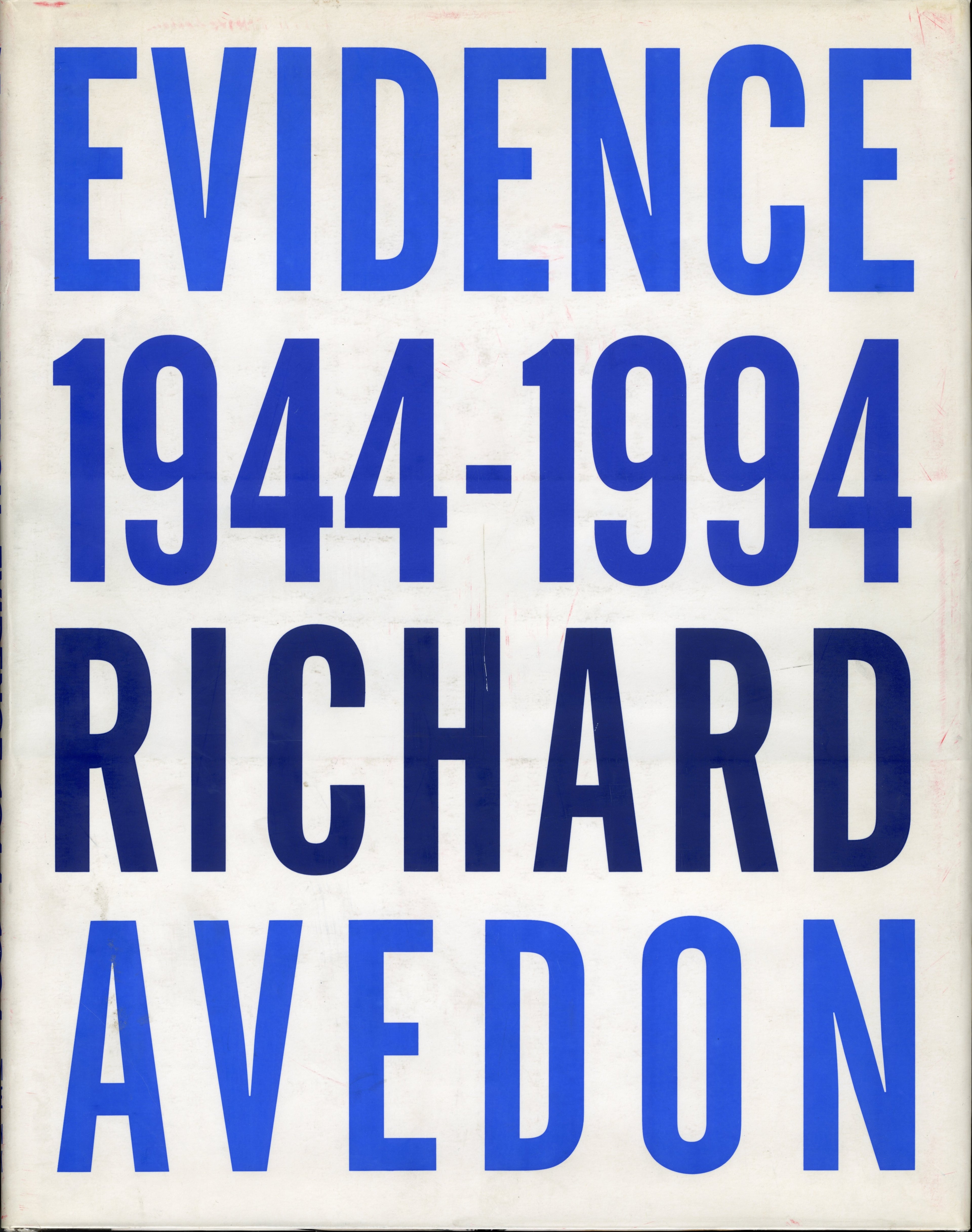 EVIDENCE BY RICHARD AVEDON