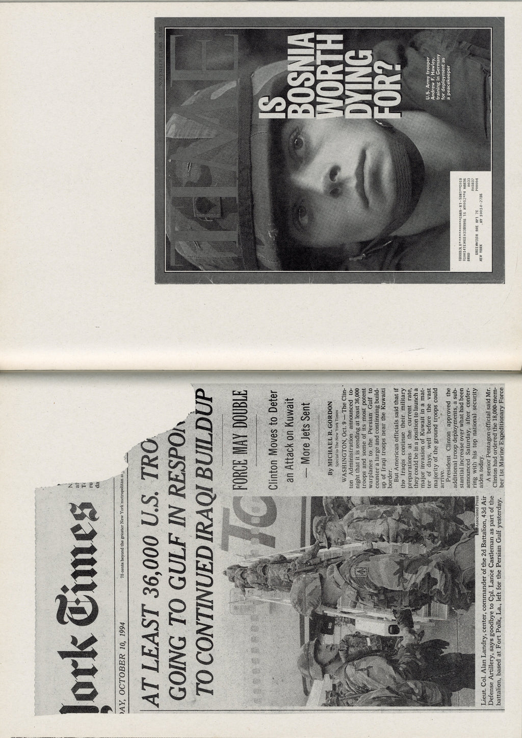 WOLFGANG TILLMANS SOLDIERS THE NINETIES