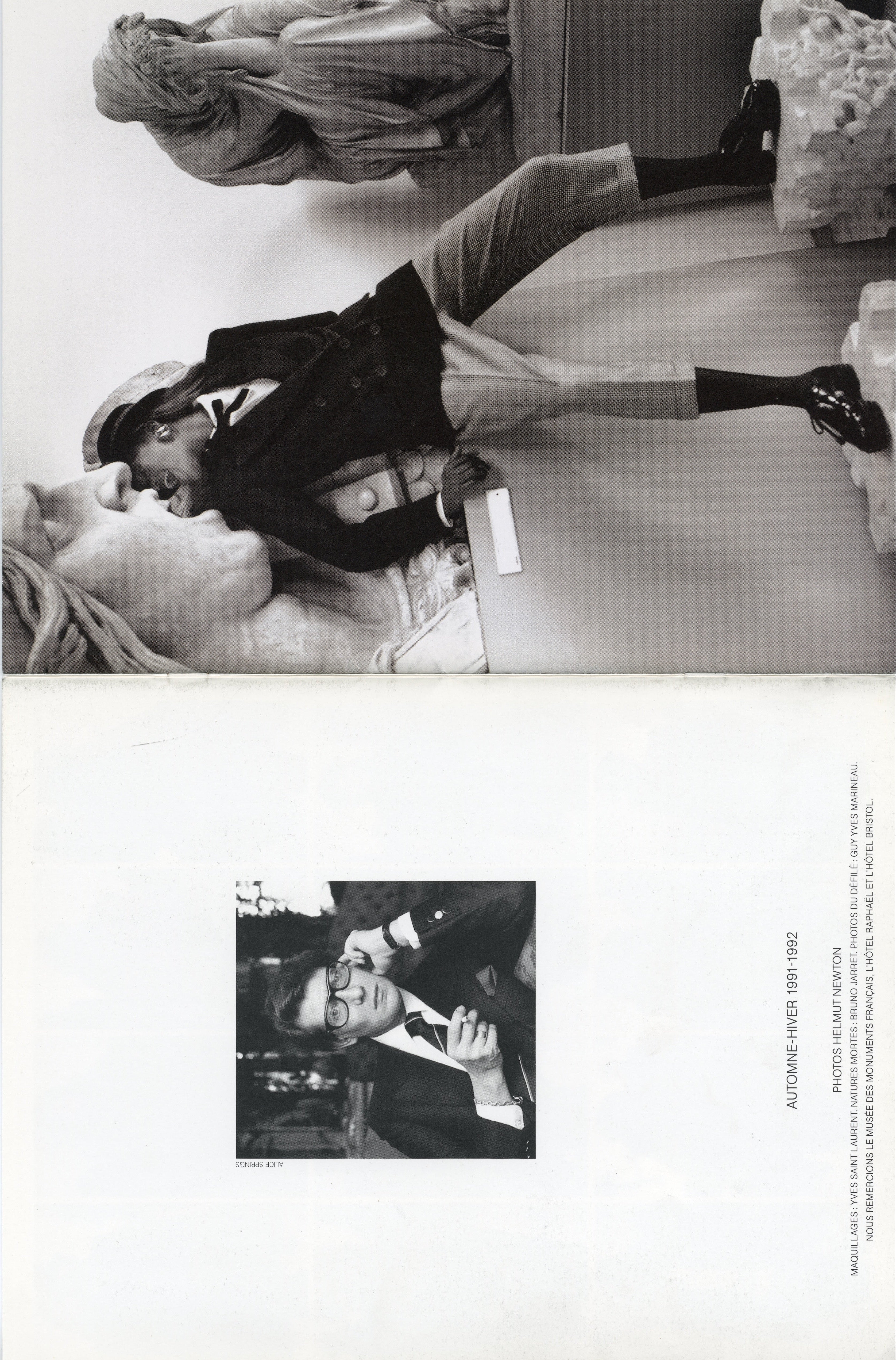 YVES SAINT LAURENT AW91-92 RIVE GAUCHE BOOKLET